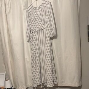 Calvin Klein Maxi Wrap dress